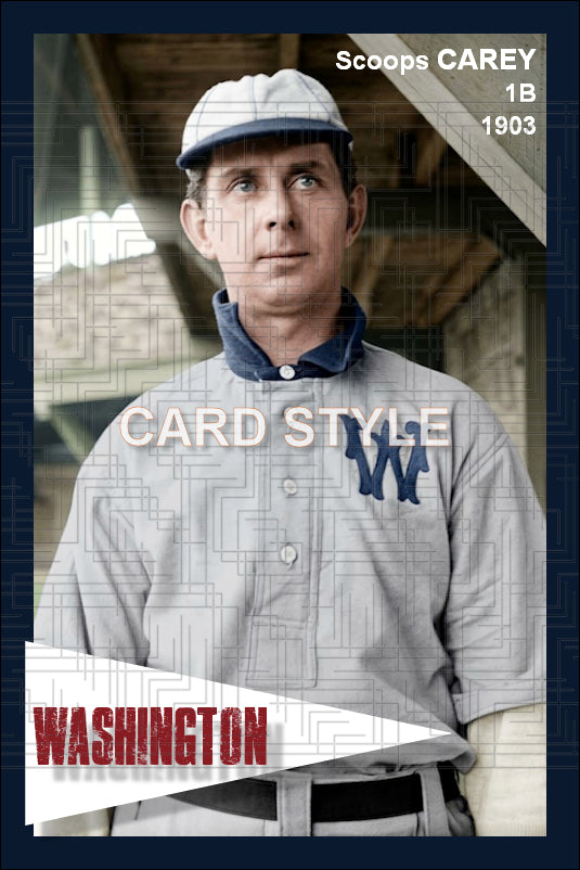 Scoops Carey - 1903 Washington Senators - choose a size & style