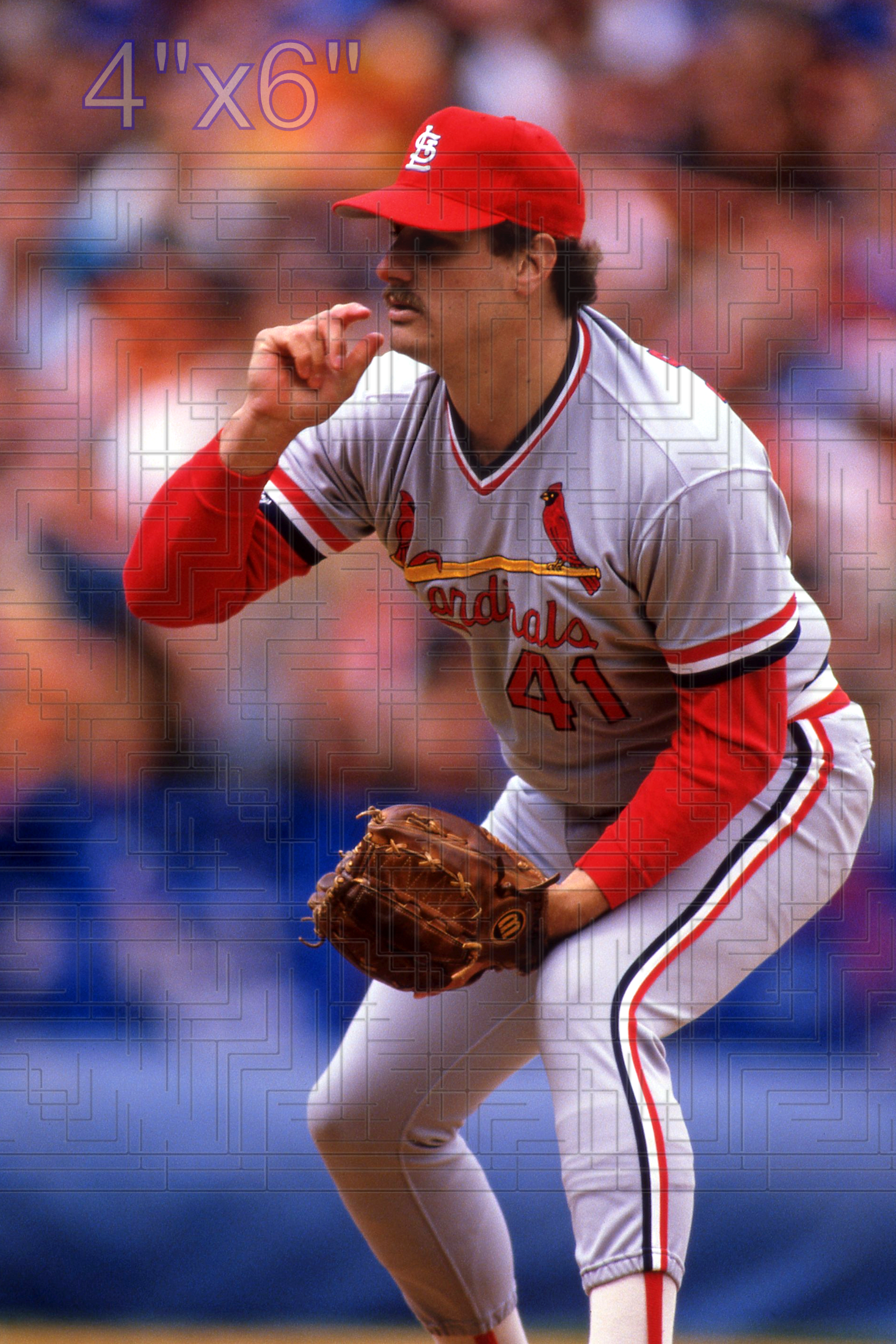 Scott Arnold (pose A) - 1988 St. Louis Cardinals - choose a size & style