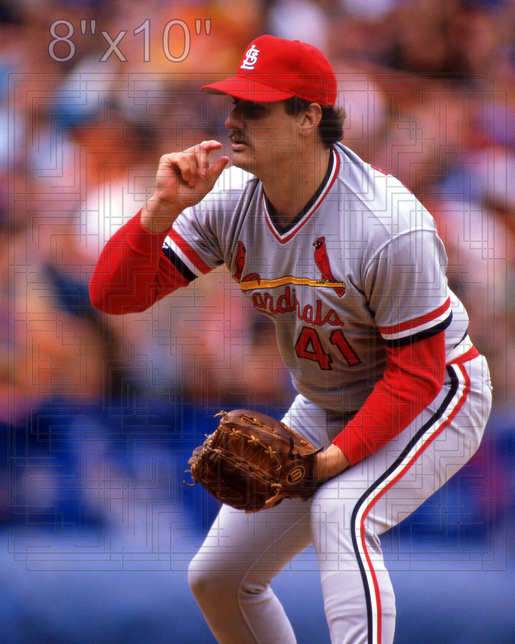 Scott Arnold (pose A) - 1988 St. Louis Cardinals - choose a size & style