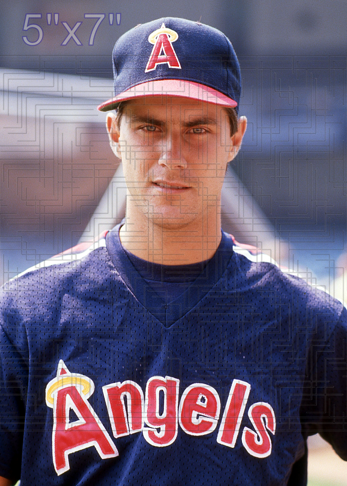 Scott Bailes - 1990 California Angels - choose a size & style