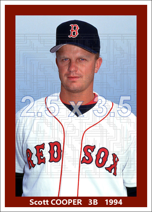 Scott Cooper - 1994 Boston Red Sox - choose a size & style