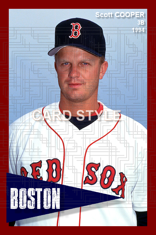 Scott Cooper - 1994 Boston Red Sox - choose a size & style