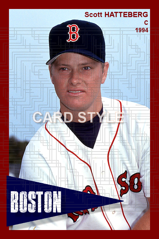 Scott Hatteberg - 1994 Boston Red Sox - choose a size & style