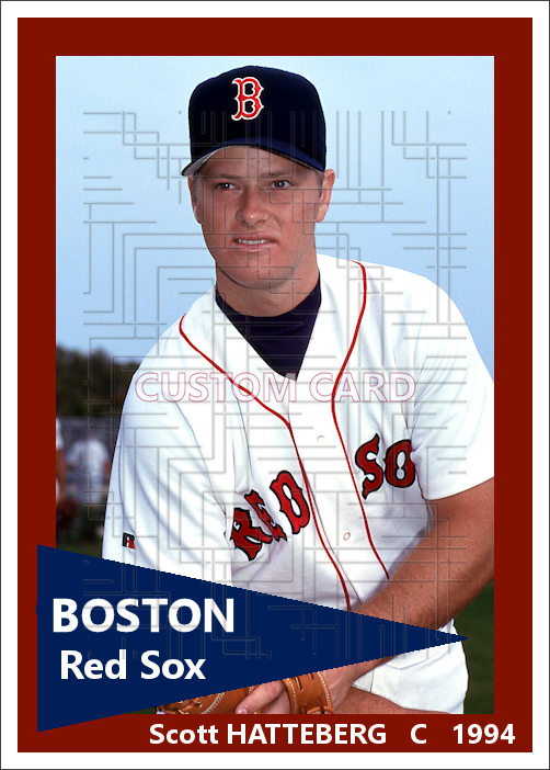 Scott Hatteberg - 1994 Boston Red Sox - choose a size & style