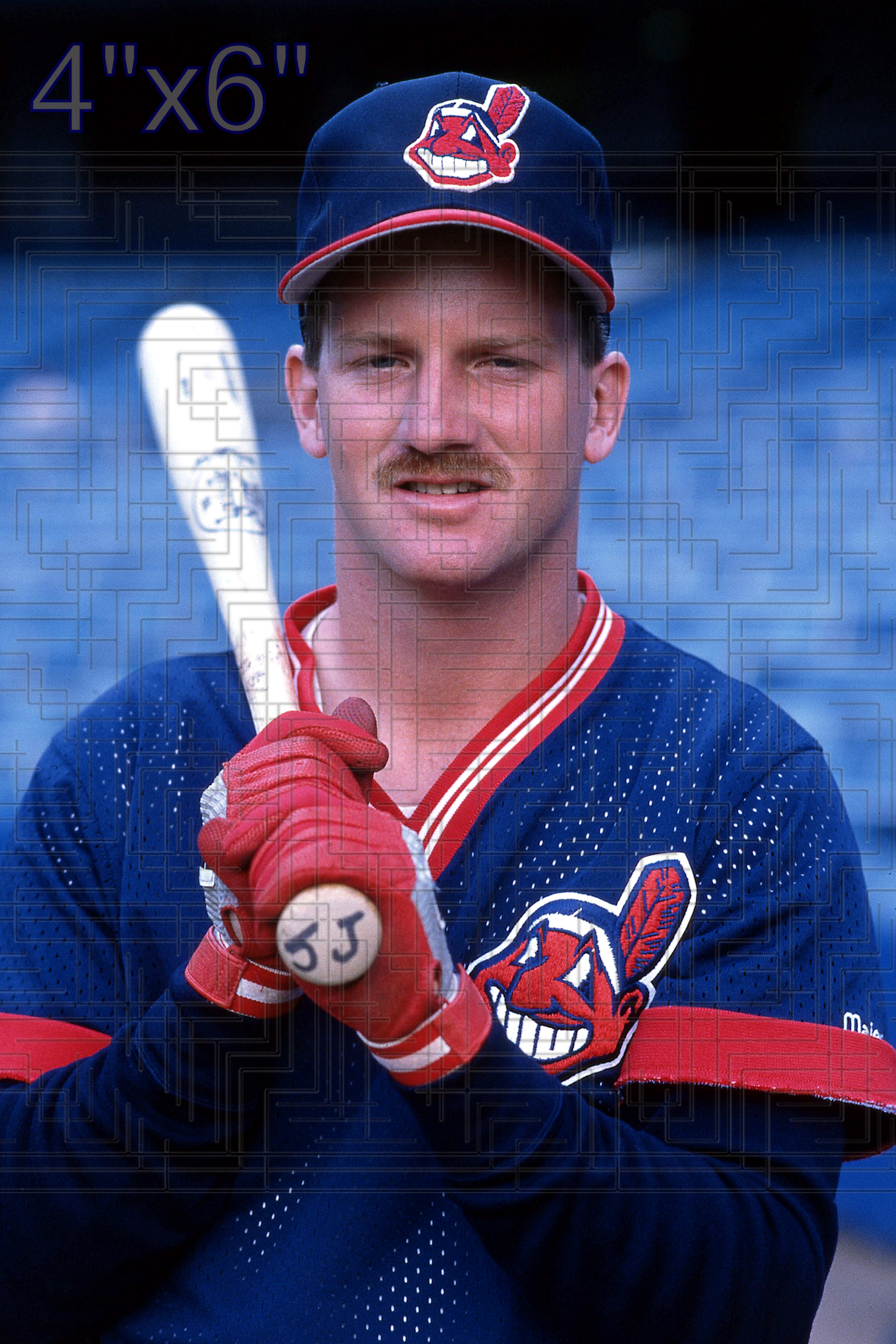 Scott Jordan - 1988 Cleveland Indians - choose a size & style