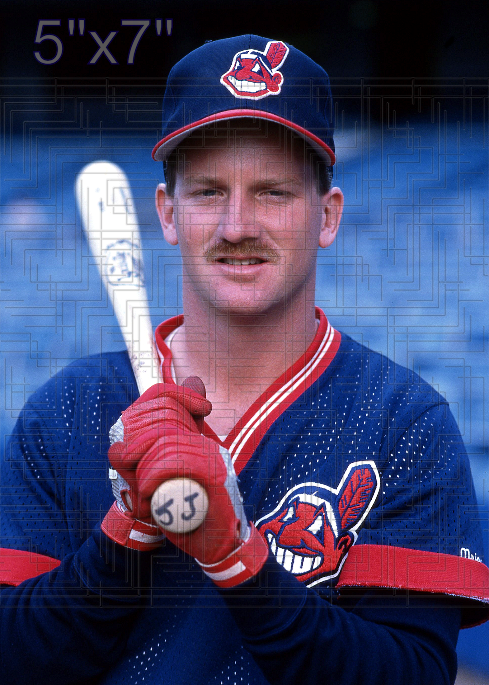 Scott Jordan - 1988 Cleveland Indians - choose a size & style