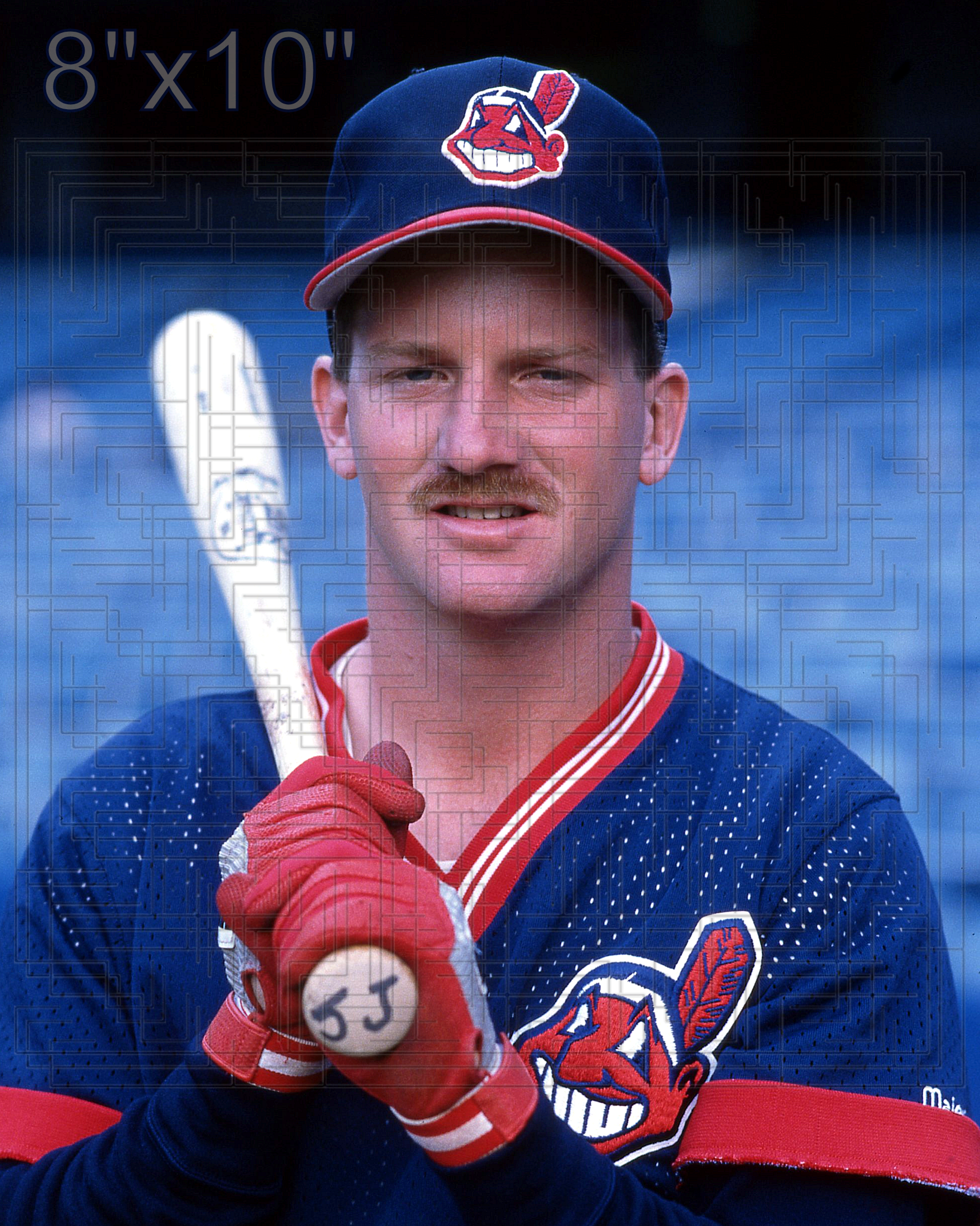 Scott Jordan - 1988 Cleveland Indians - choose a size & style