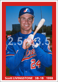 Scott Livingstone - 1998 Montreal Expos - choose a size & style