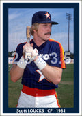 Scott Loucks - 1981 Houston Astros - choose a size & style