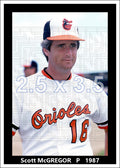Scott McGregor - 1987 Baltimore Orioles - choose a size & style