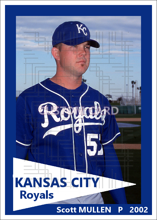 Scott Mullen - 2002 Kansas City Royals - choose a size & style