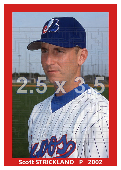 Scott Strickland - 2002 Montreal Expos - choose a size & style