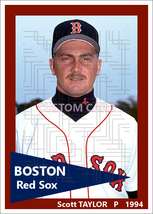 Scott Taylor - 1994 Boston Red Sox spring training - choose a size & style