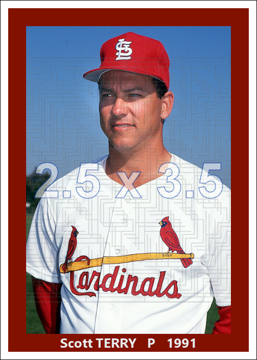 Scott Terry - 1991 St. Louis Cardinals - choose a size & style