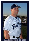 Sean Burroughs - 2002 San Diego Padres - choose a size & style