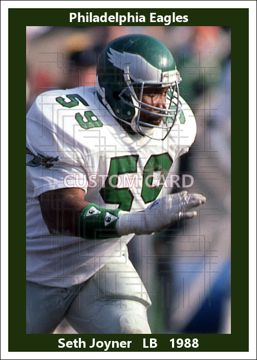 Seth Joyner - 1988 Philadelphia Eagles - choose a size & style