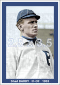 Shad Barry - 1903 Philadelphia Phillies - choose a size & style