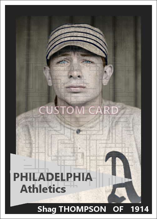 Shag Thompson - 1914 Philadelphia Athletics - choose a size & style