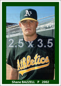 Shane Bazzell - 2002 Oakland Athletics - choose a size & style