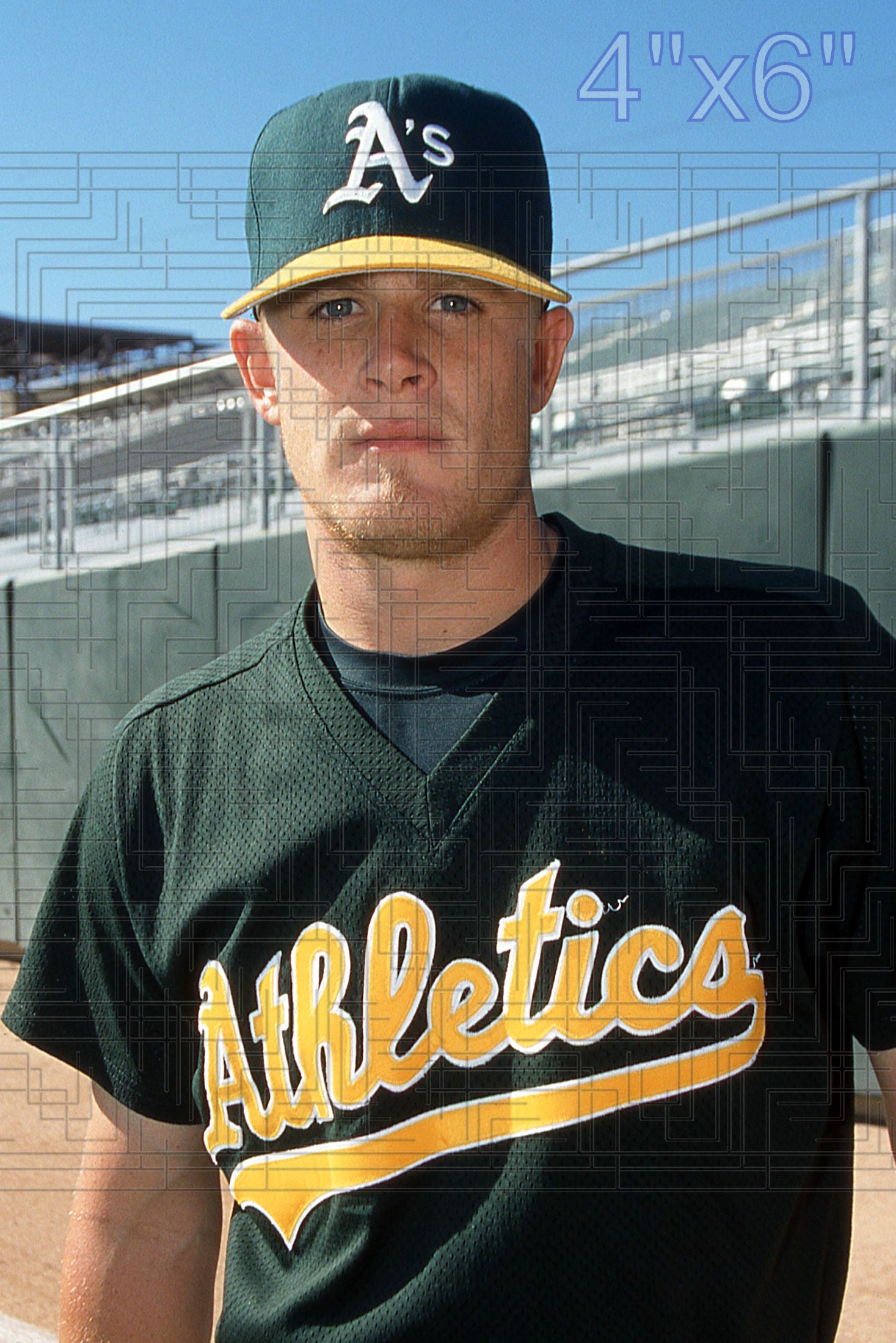 Shane Bazzell - 2002 Oakland Athletics - choose a size & style
