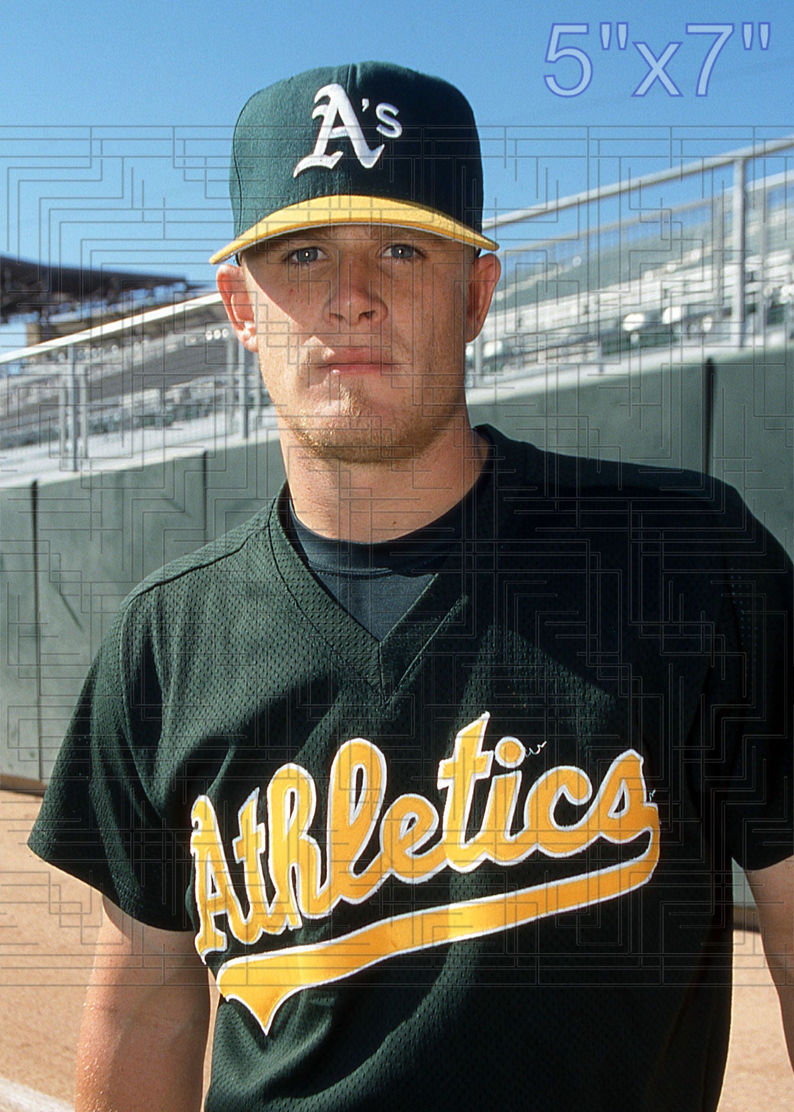Shane Bazzell - 2002 Oakland Athletics - choose a size & style