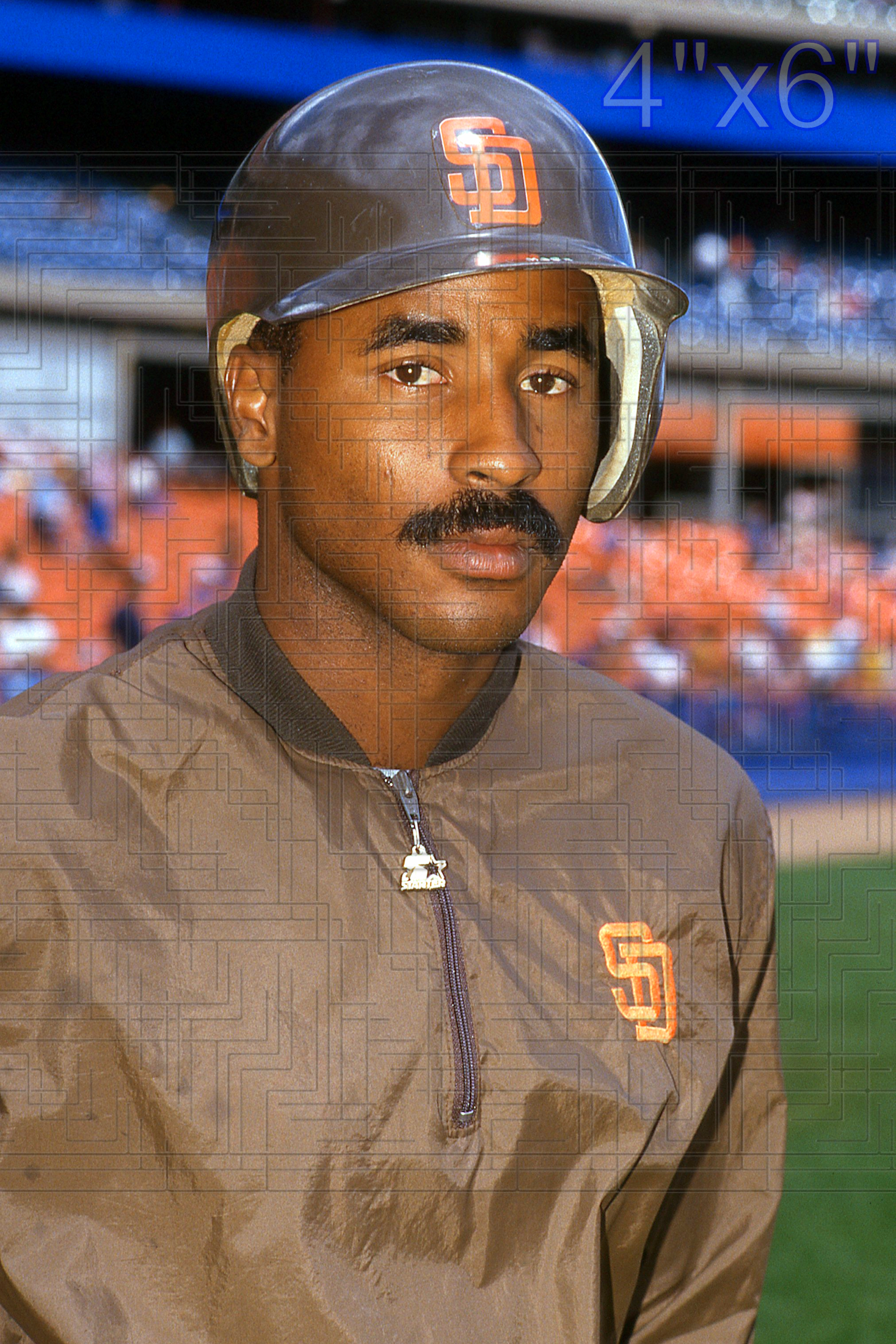 Shane Mack - 1987 San Diego Padres - choose a size & style