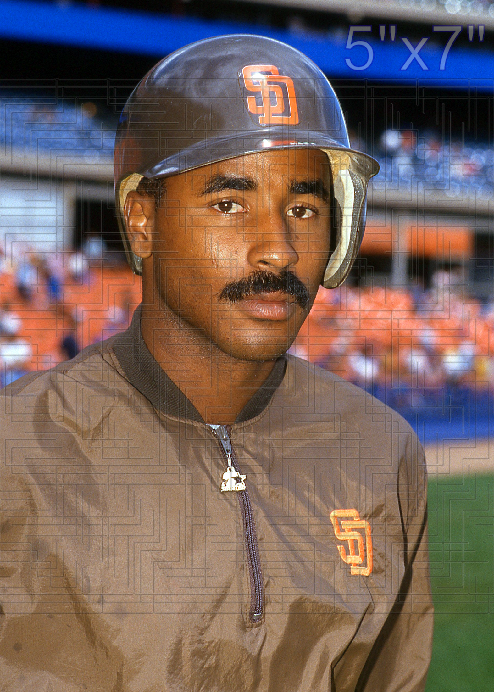 Shane Mack - 1987 San Diego Padres - choose a size & style