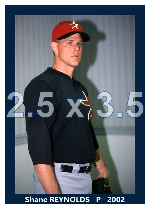 Shane Reynolds - 2002 Houston Astros - choose a size & style