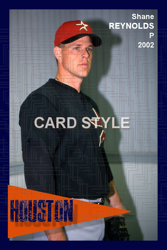 Shane Reynolds - 2002 Houston Astros - choose a size & style