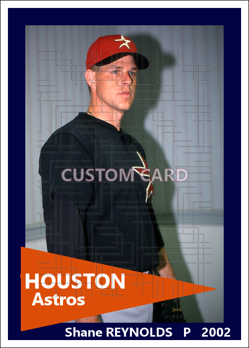 Shane Reynolds - 2002 Houston Astros - choose a size & style