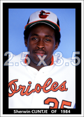 Sherwin Cijntje - 1984 Baltimore Orioles - choose a size & style