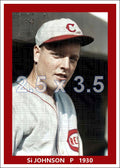 Si Johnson - 1930 Cincinnati Reds - choose a size & style