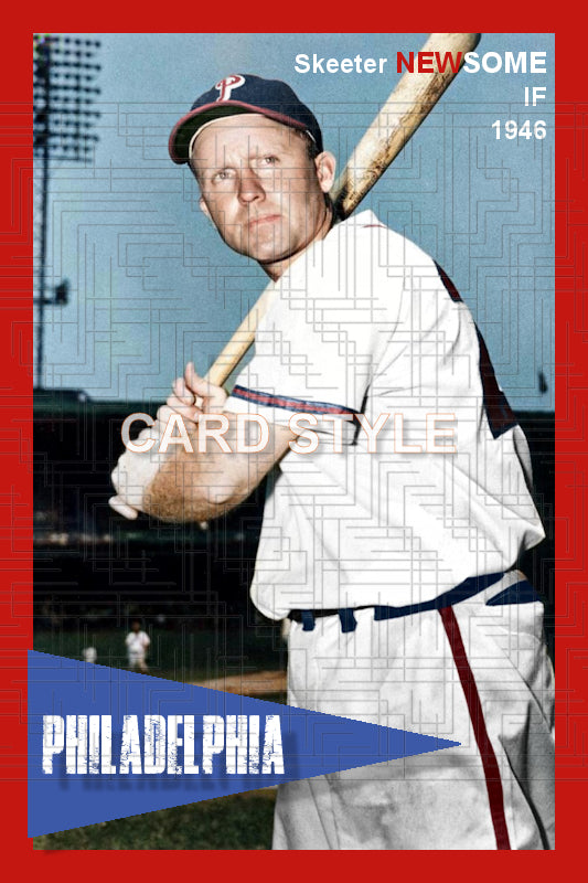 Skeeter Newsome - 1946 Philadelphia Phillies - choose a size & style