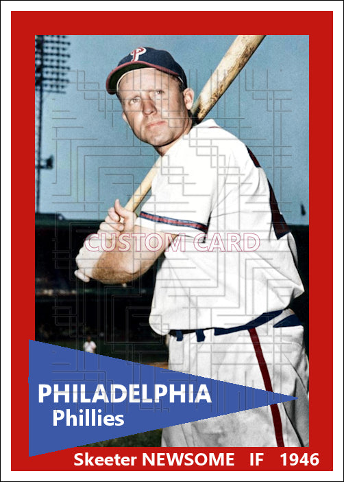 Skeeter Newsome - 1946 Philadelphia Phillies - choose a size & style