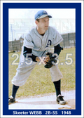 Skeeter Webb - 1948 Philadelphia Athletics - choose a size & style