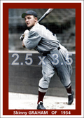 Skinny Graham - 1934 Boston Red Sox - choose a size & style