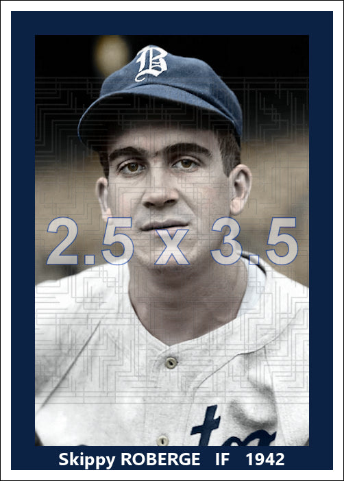 Skippy Roberge - 1942 Boston Braves - choose a size & style