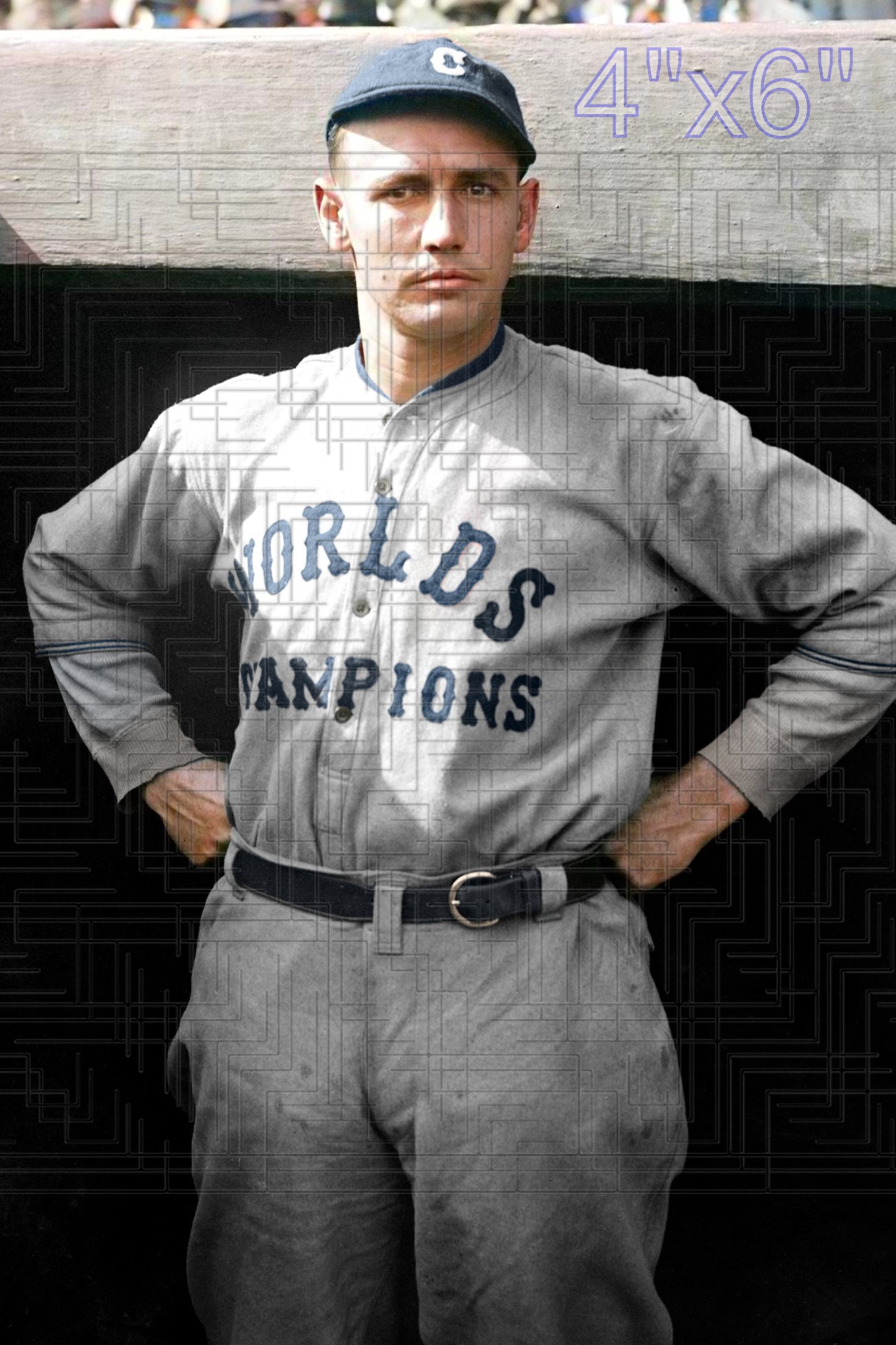 Smoky Joe Wood - 1920 Cleveland Indians - choose a size & style