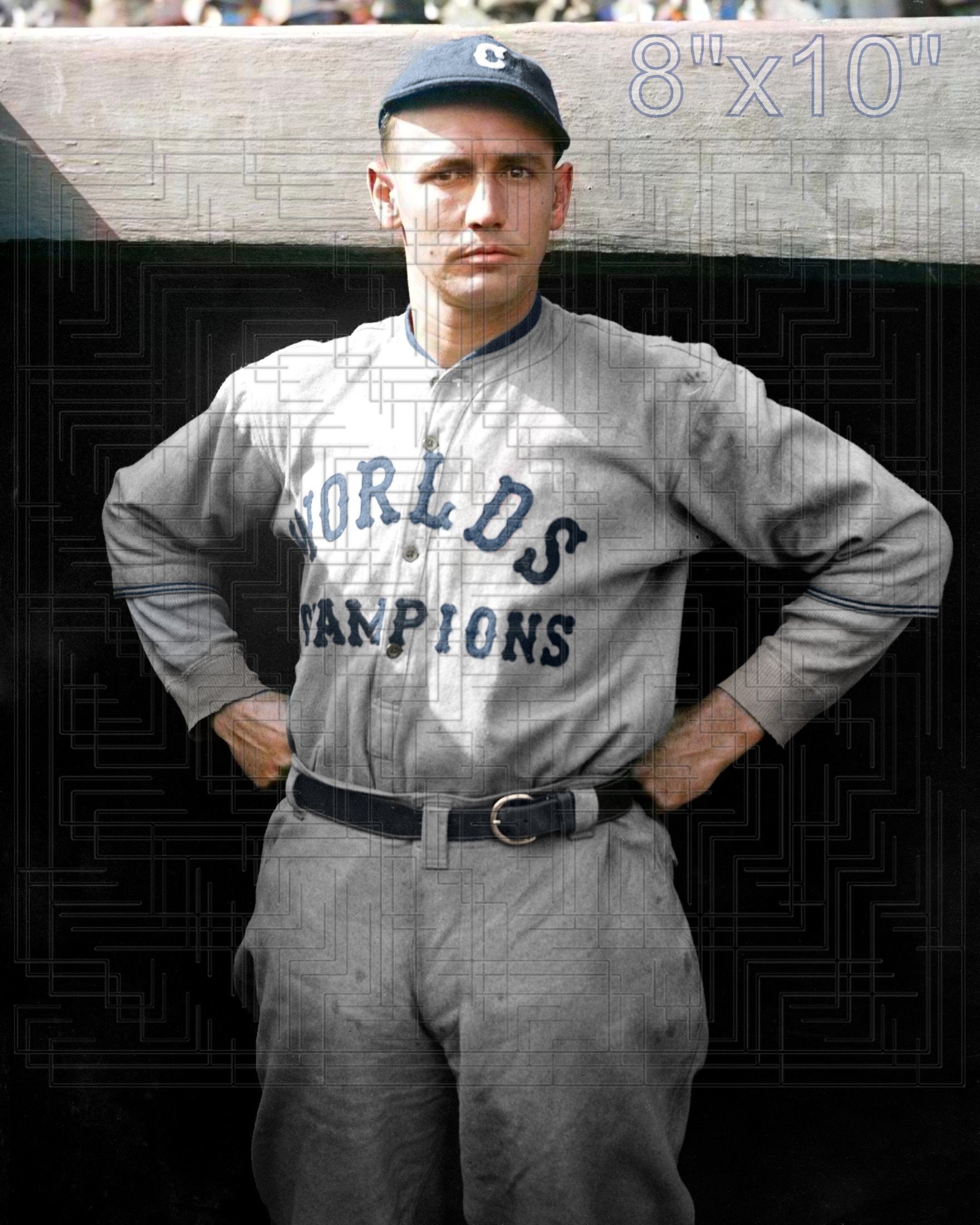 Smoky Joe Wood - 1920 Cleveland Indians - choose a size & style