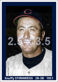 Snuffy Stirnweiss - 1951 Cleveland Indians - choose a size & style