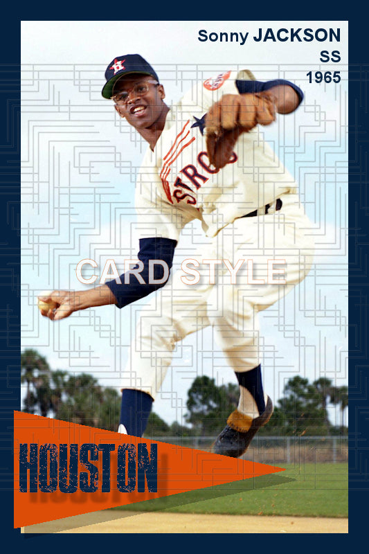 Sonny Jackson - 1965 Houston Astros - pose B - choose a size & style