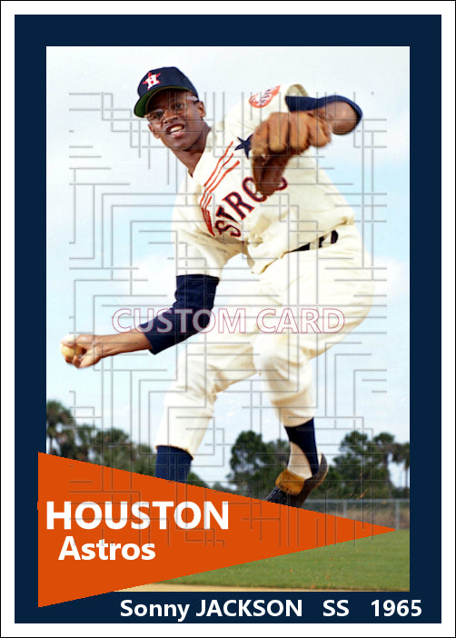 Sonny Jackson - 1965 Houston Astros - pose B - choose a size & style