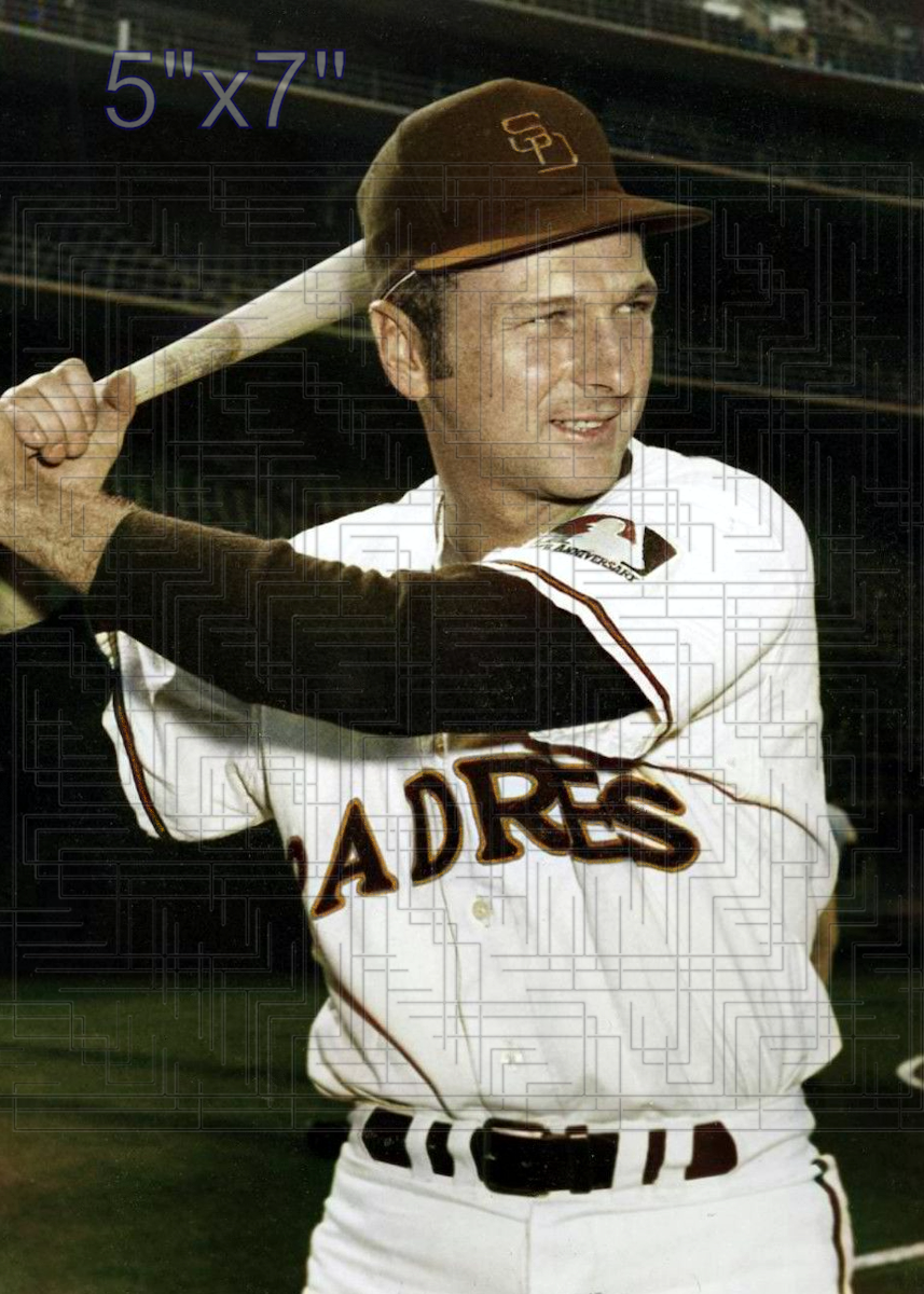 Sonny Ruberto - 1969 San Diego Padres - choose a size & style