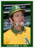 Sonny Siebert - 1975 Oakland Athletics - choose a size & style