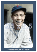 Spades Wood - 1930 Pittsburgh Pirates - choose a size & style