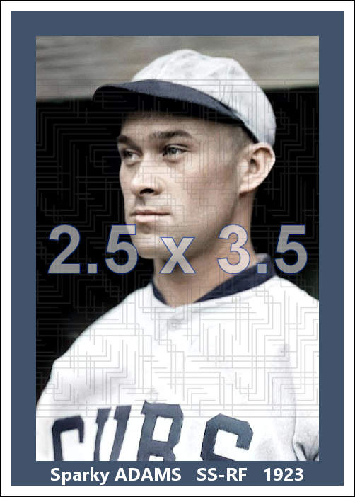 Sparky Adams - 1923 Chicago Cubs - choose a size & style