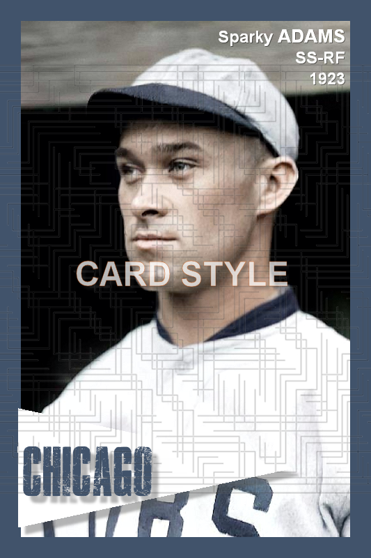 Sparky Adams - 1923 Chicago Cubs - choose a size & style
