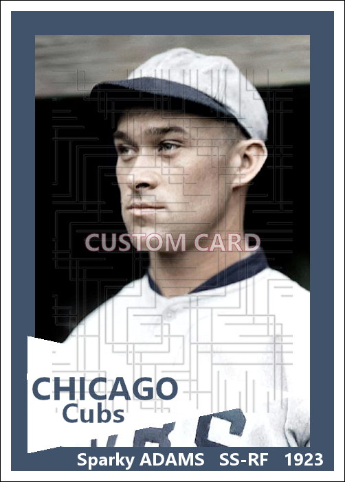 Sparky Adams - 1923 Chicago Cubs - choose a size & style
