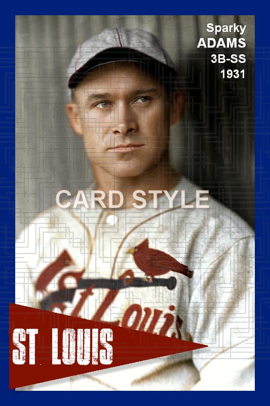 Sparky Adams - 1931 St. Louis Cardinals - choose a size & style