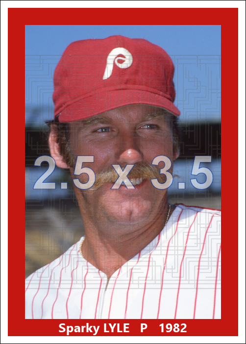 Sparky Lyle - 1982 Philadelphia Phillies - choose a size & style